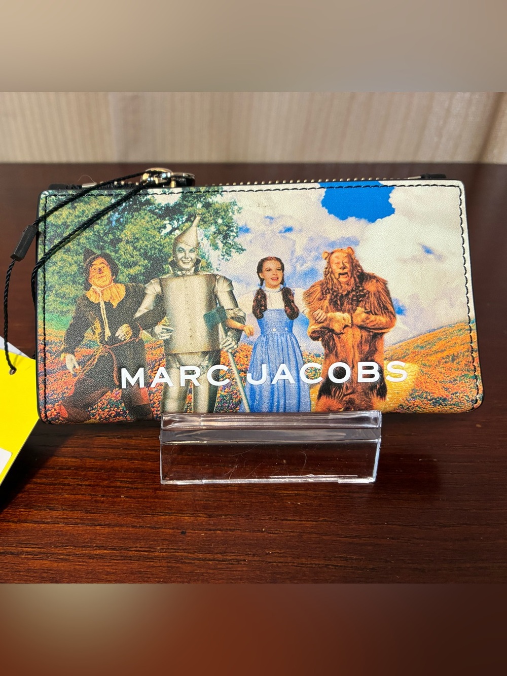 Marc Jacobs Multicolor Wizard of Oz Print Zip Wallet NWT